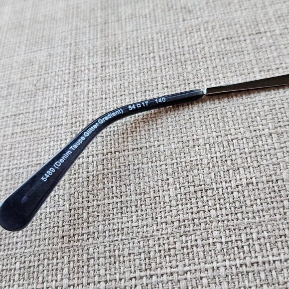 Coach Women Eyeglasses Frame Denim Taupe Glitter Gradient 54[]15 135 Glasses - Picture 9 of 12